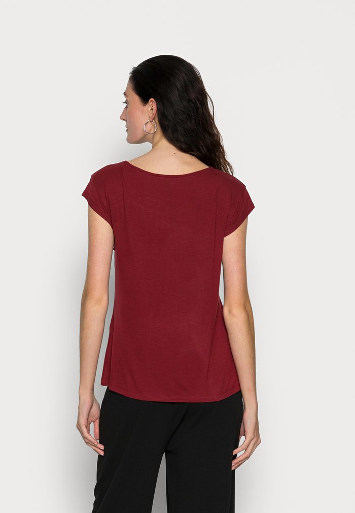 T Chemises Anna Field BASIC Rouge Foncé Femme | WSJ-7078382